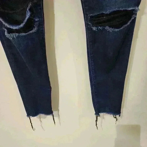 P5007 Joe's  flawless the icon skinny ripped manufactured destroyed jeans sz27 - Picture 5 of 8